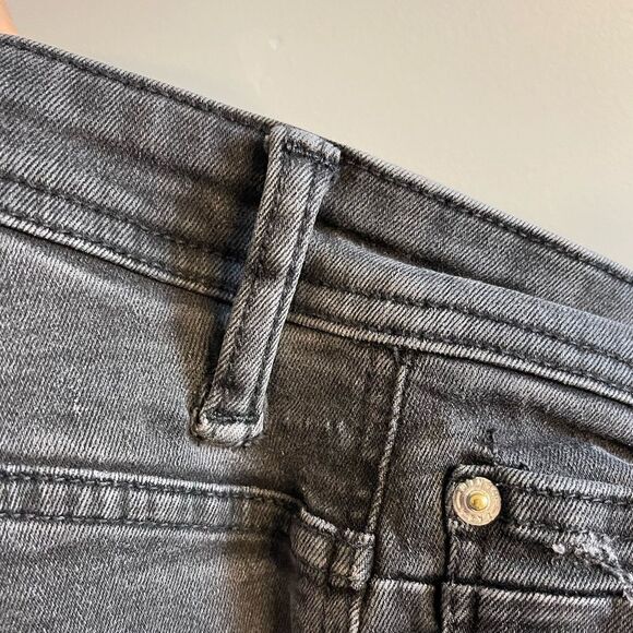 ZARA Distressed Black High Waisted Skinny Jeans | SZ 30 - Picture 9 of 16